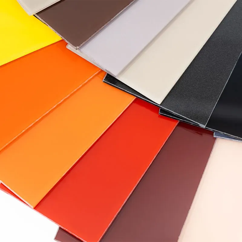 Verre trempé laqué sur mesure