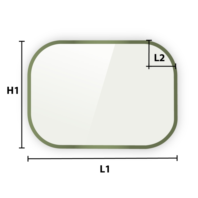 Verre classique Bords Polis