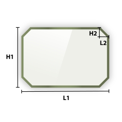 Verre classique Bords Polis