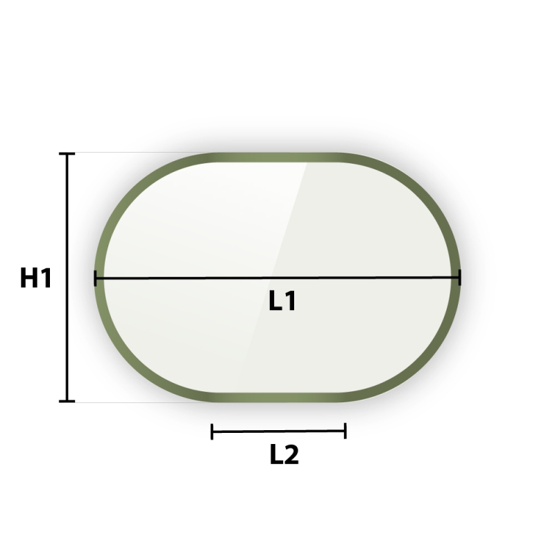 Verre classique Bords Polis