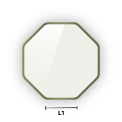 Verre classique Bords Polis