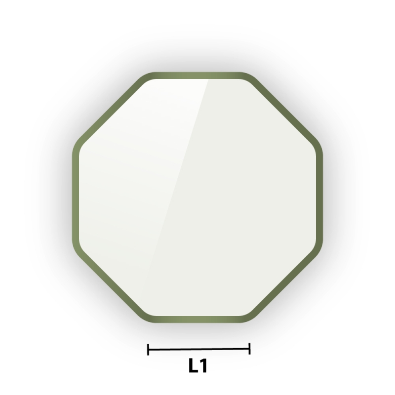 Verre classique Bords Polis