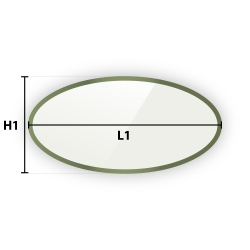 Verre à motifs cathedrale