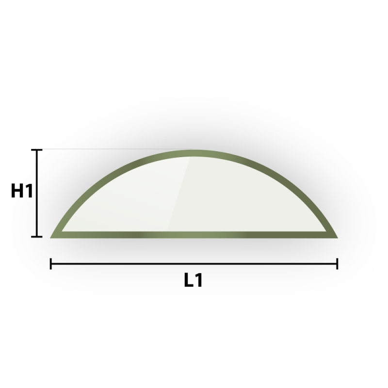 Verre fumé bronze sur mesure : vitrage trempé teinté noir