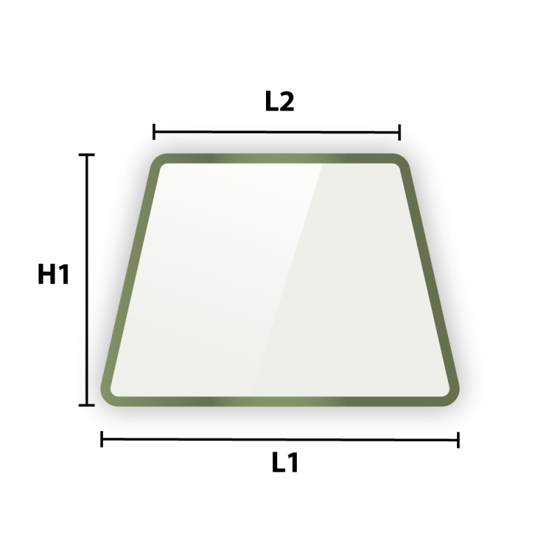 Verre fumé bronze sur mesure : vitrage trempé teinté noir