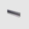 Cimaise - Profilé J de 10 x 12 x 25 mm pour miroirs et crédences - Longueur 2m50