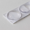 4 tampons antidérapants diamètre 10 mm pour plateau en verre