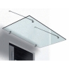 Marquise 2 haubans - Verre non compris