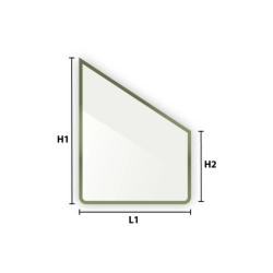 Verre trempé laqué sur mesure