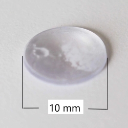 4 tampons antidérapants diamètre 10 mm pour plateau en verre
