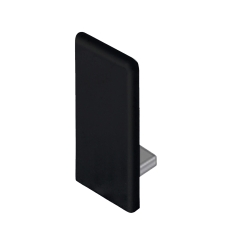 Profilé U alu pour paroi douche en verre de 6 à 12mm