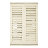 Miroir fenêtre avec portes battantes - Bois