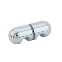 Poignée de porte de douche bombée Ø32mm