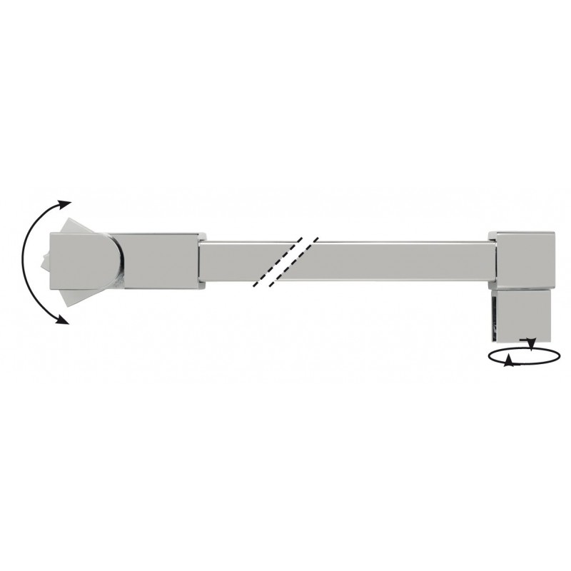 Barre de fixation recoupable pour paroi de douche 120cm